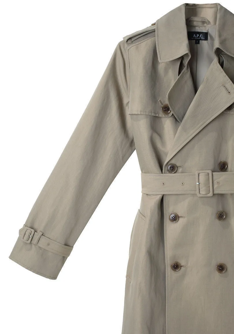 Gabardine Trench Coat