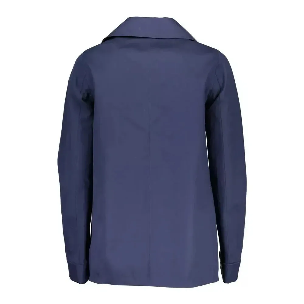 Gant Blue Cotton Women Jacket