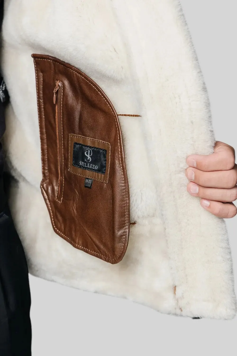 Giuseppe Hooded Sheepskin Jacket