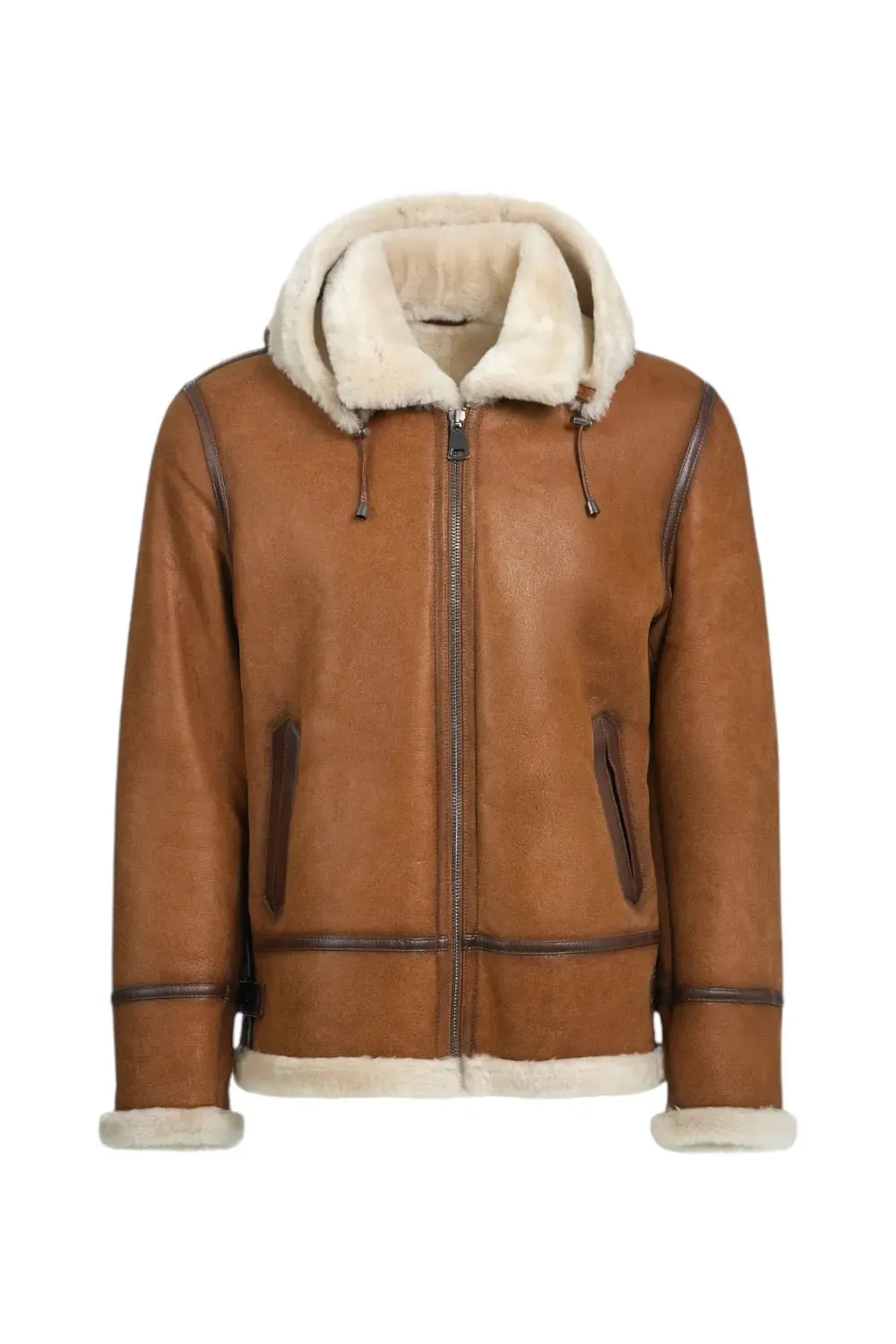 Giuseppe Hooded Sheepskin Jacket