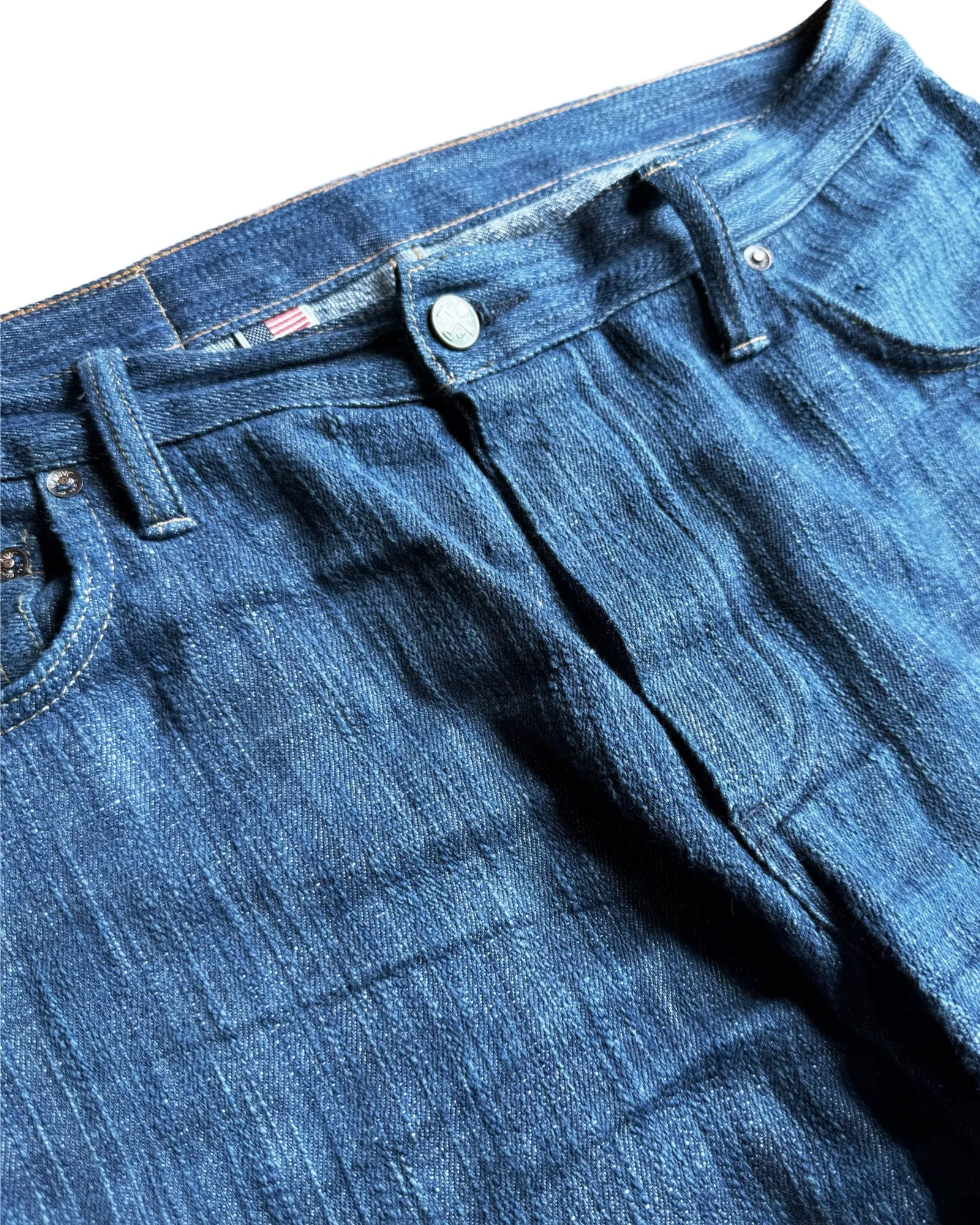 Greaser 12 oz Handloom Natural Indigo Dyed Denim