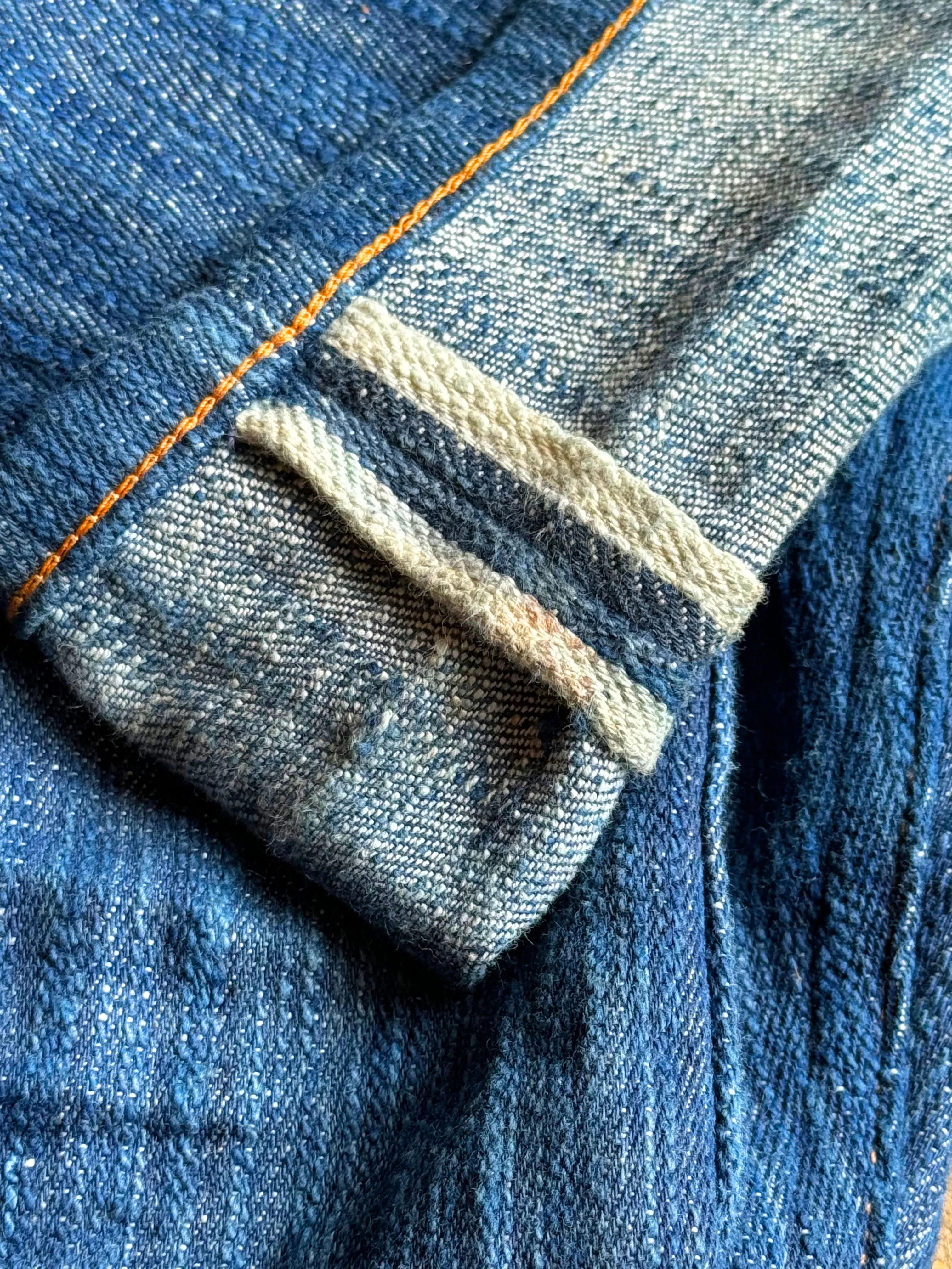 Greaser 12 oz Handloom Natural Indigo Dyed Denim