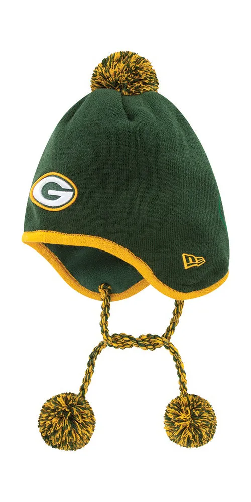 Green Bay Packers Tassle Twist Peruvian Knit Cap