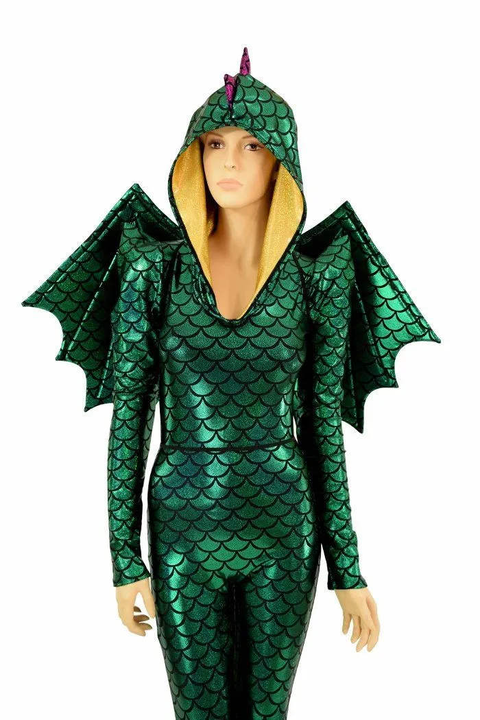 Green Dragon Catsuit ( Wings and Tail!)