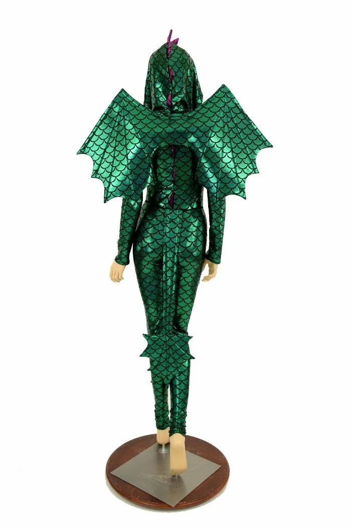 Green Dragon Catsuit ( Wings and Tail!)