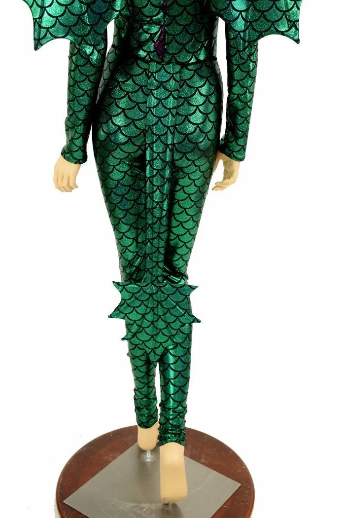 Green Dragon Catsuit ( Wings and Tail!)