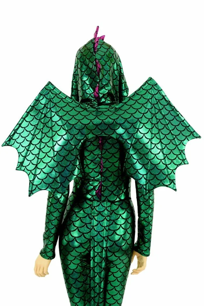 Green Dragon Catsuit ( Wings and Tail!)