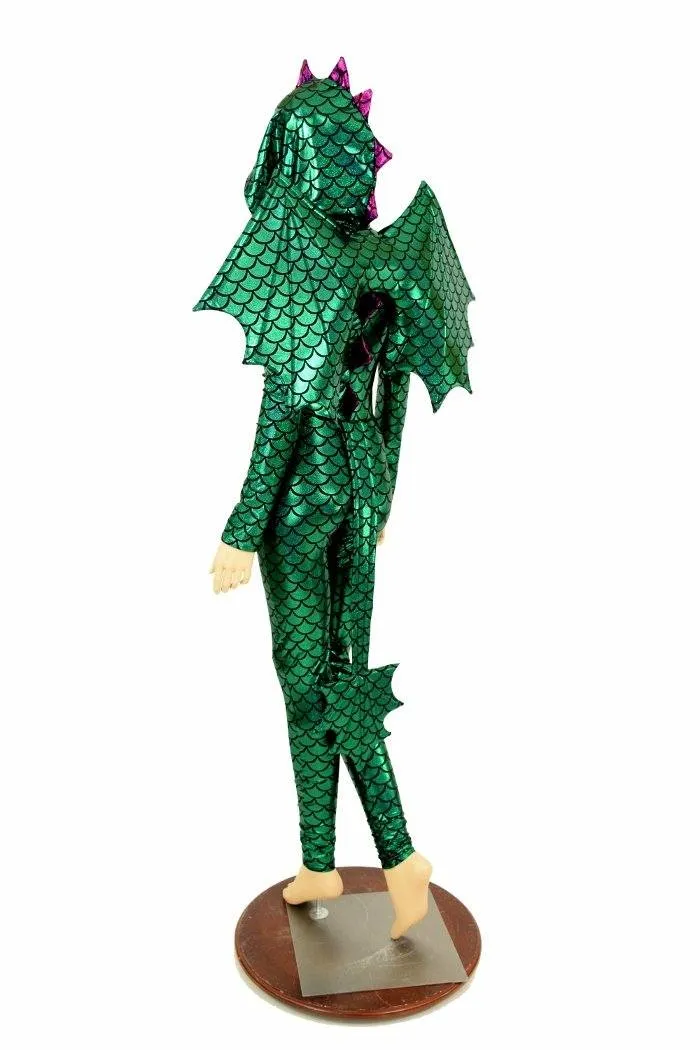 Green Dragon Catsuit ( Wings and Tail!)