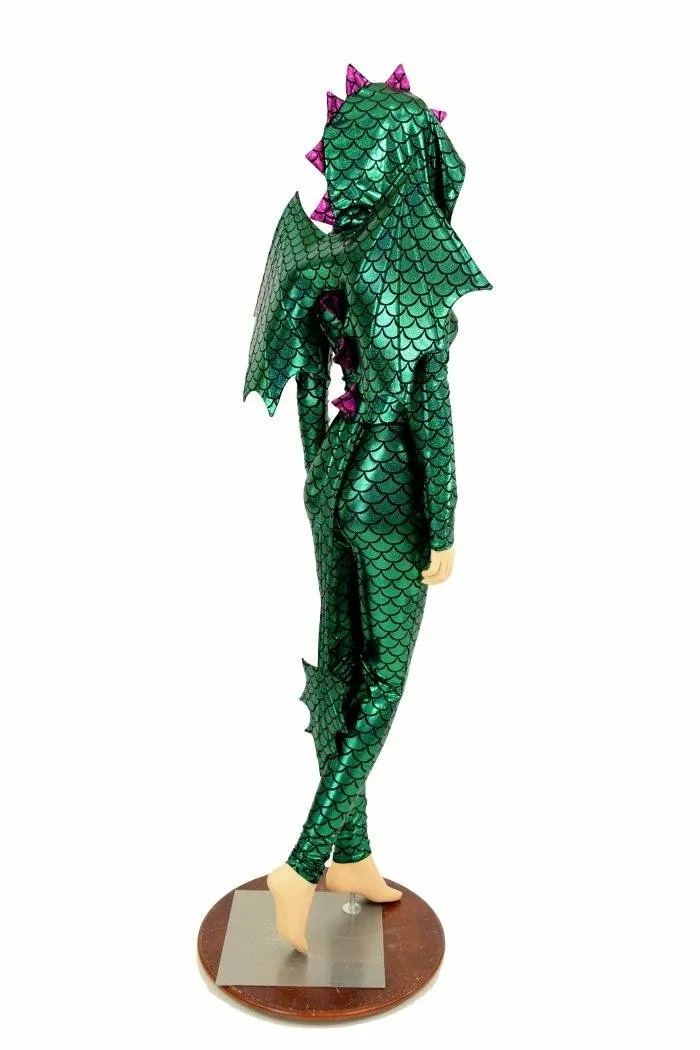 Green Dragon Catsuit ( Wings and Tail!)