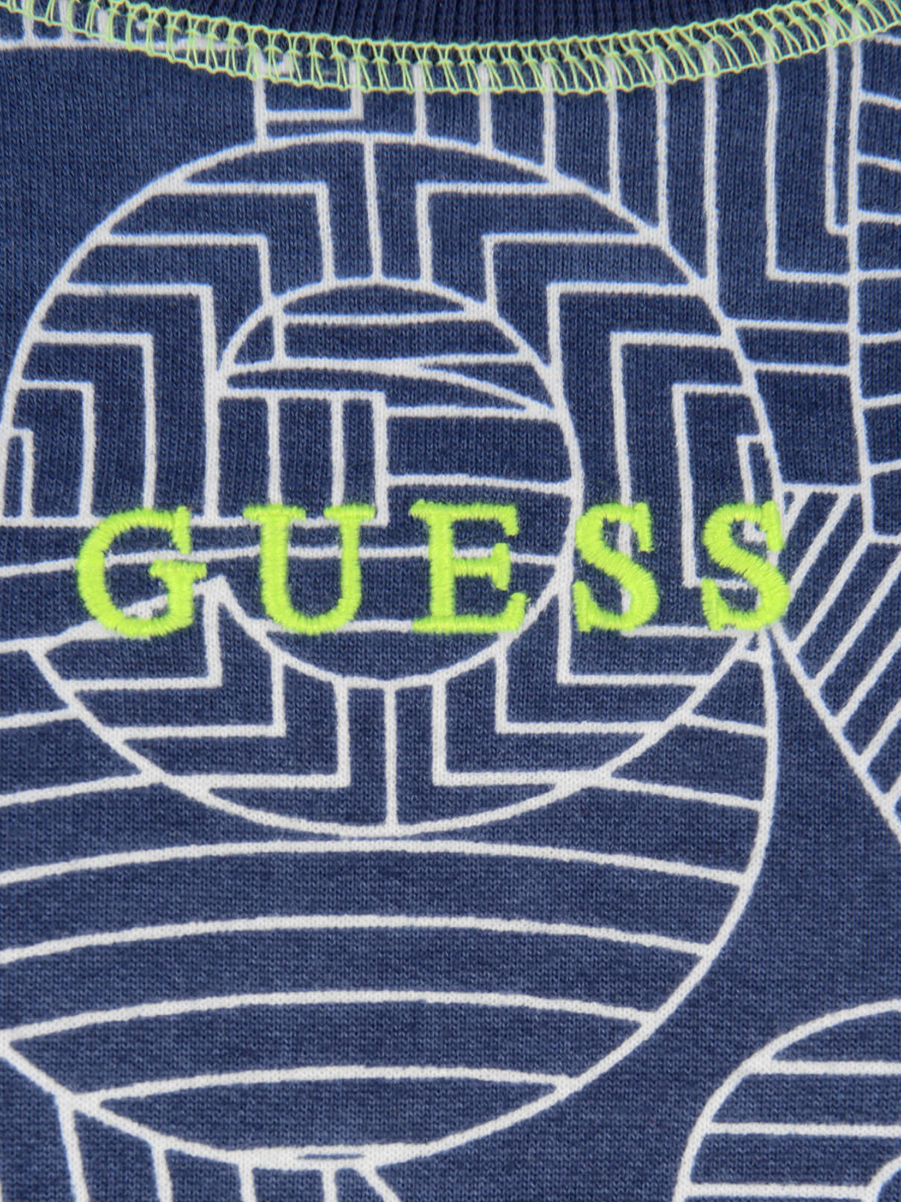 Guess Boys Sweater - Geometric Cotton Sweater