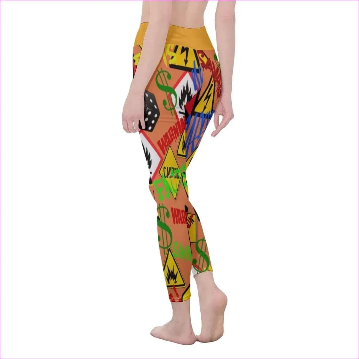 Hazard Womens Casual Leggings