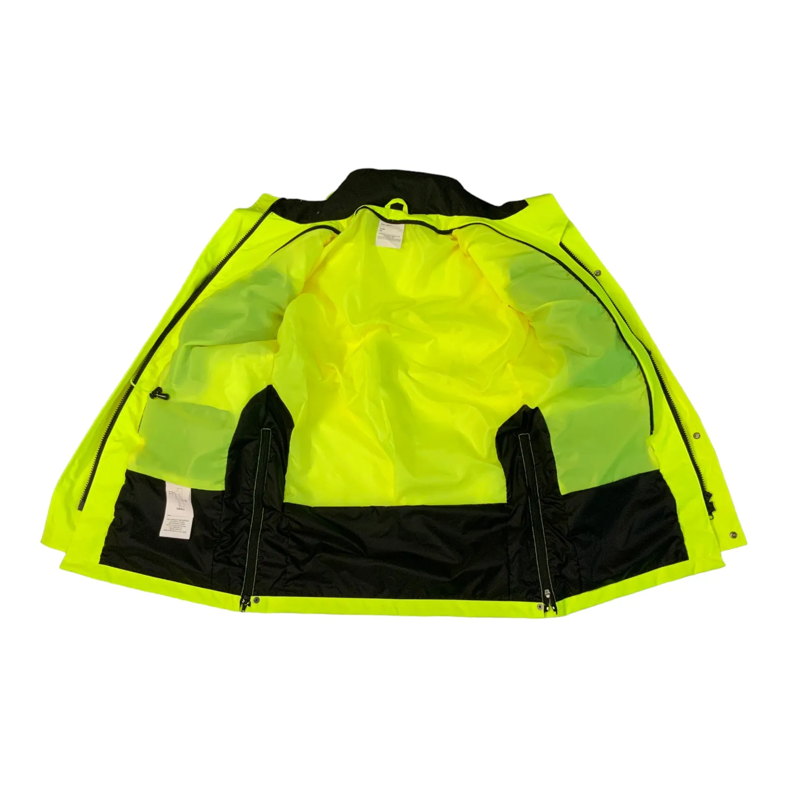 Hi Vis Jacket Waterproof Rain Coat Security Events Traffic Dog Handler HVPC19A