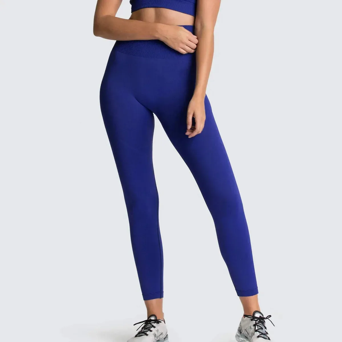 High Waist Yoga Butt Lift Legging - Sport Seamless Solid