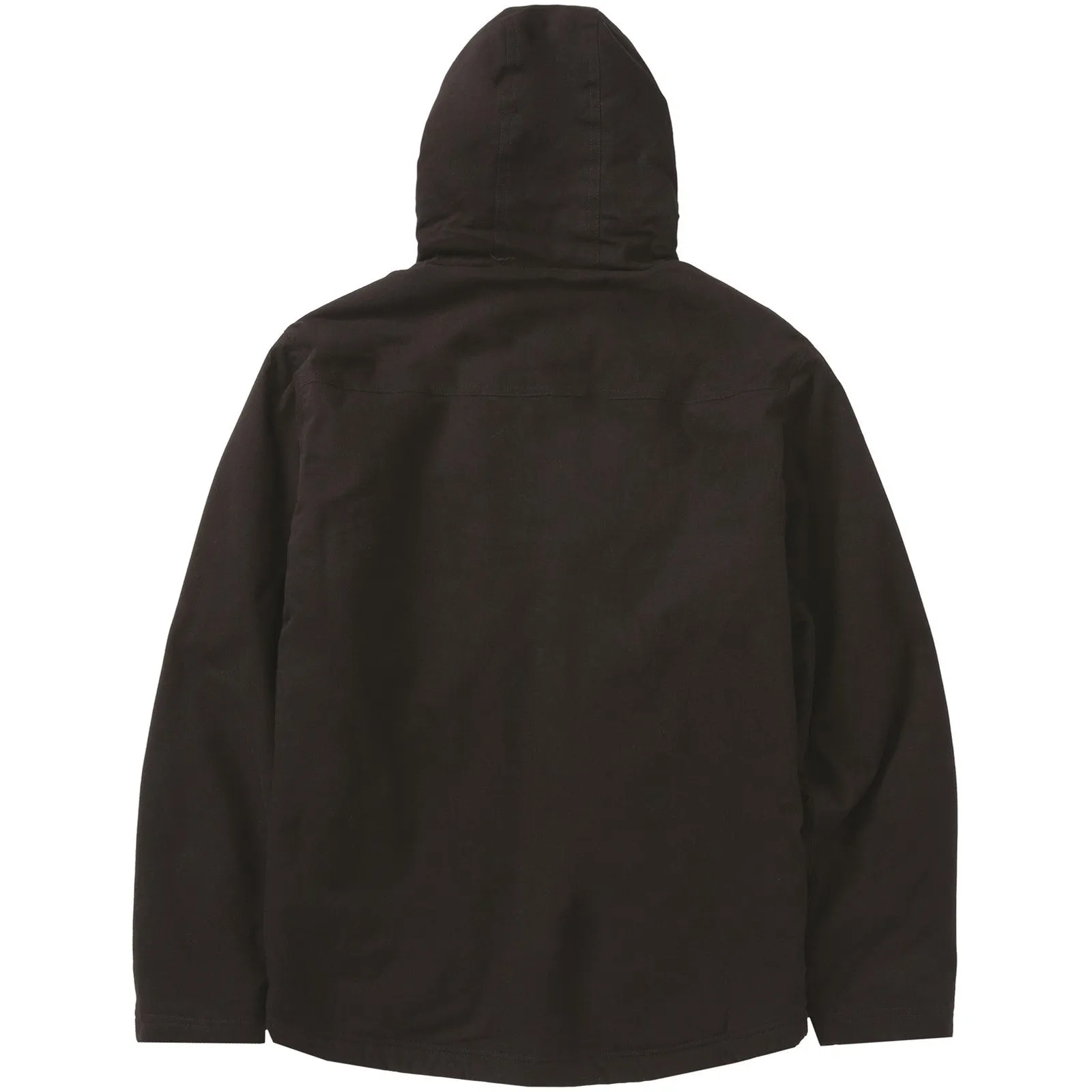 Hooded Sherpa Lined Jacket  Black