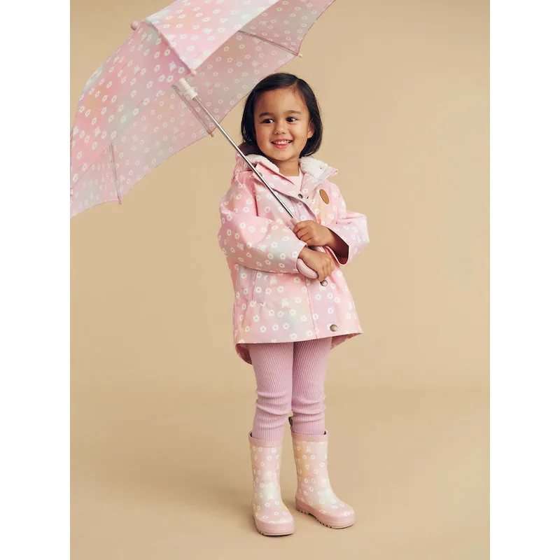 Huxbaby Rainbow Bunny Raincoat