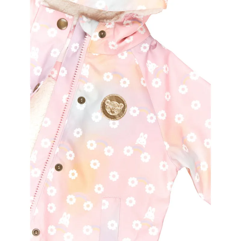 Huxbaby Rainbow Bunny Raincoat