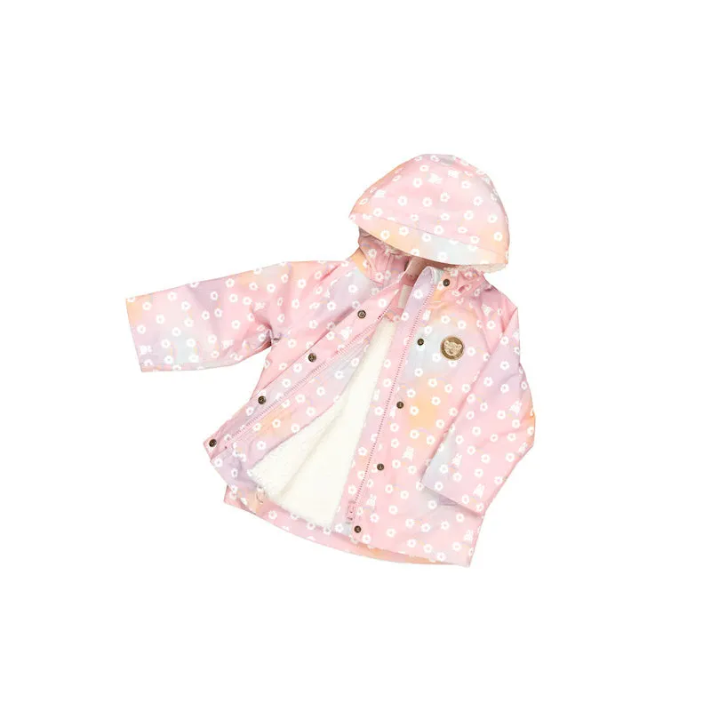 Huxbaby Rainbow Bunny Raincoat