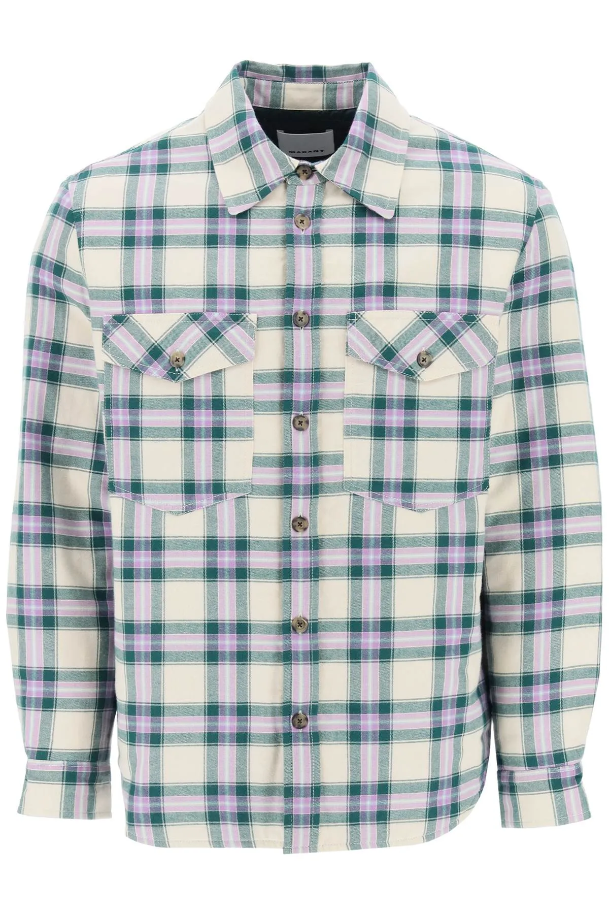 Isabel marant 'marayan' flannel overshirt