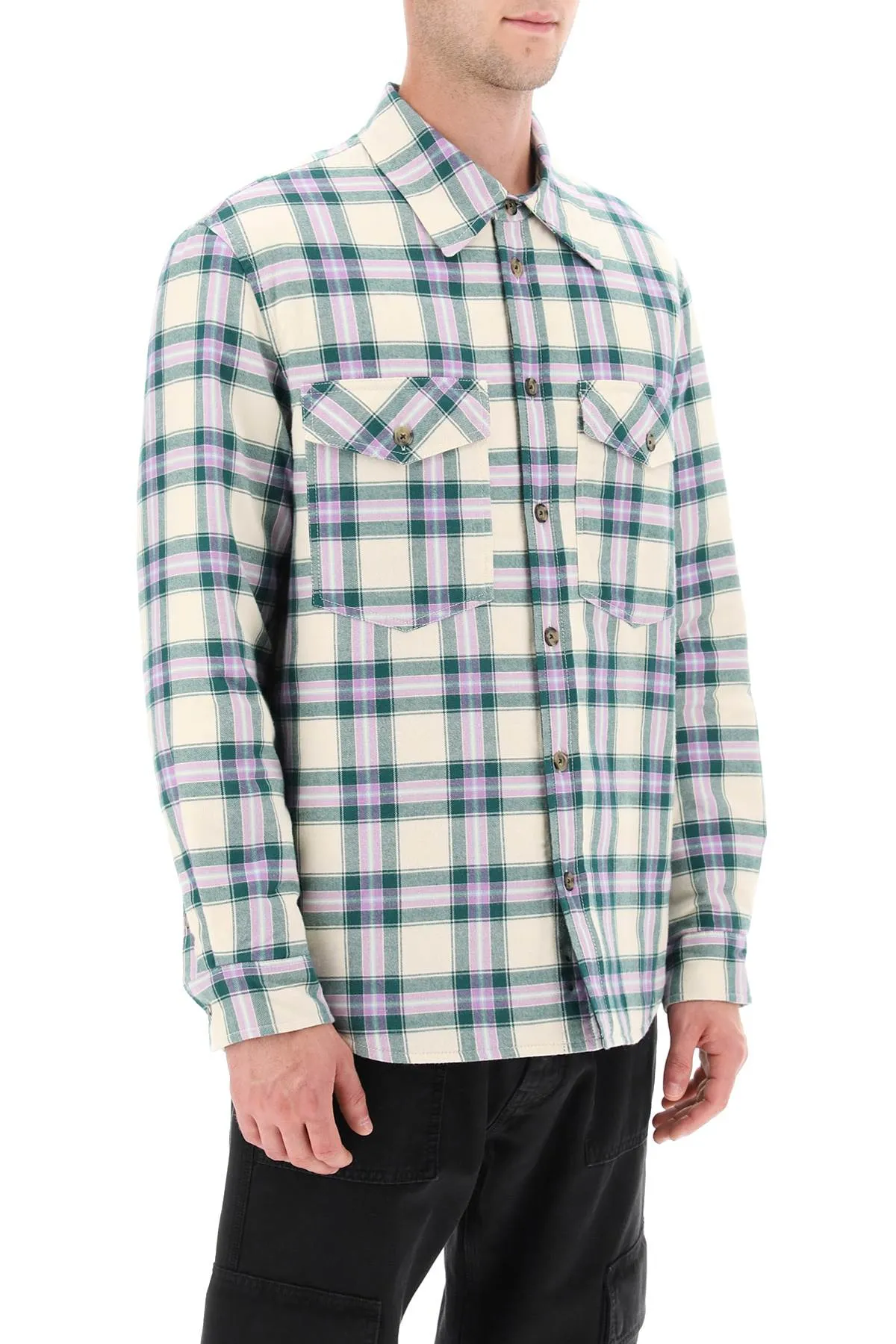 Isabel marant 'marayan' flannel overshirt