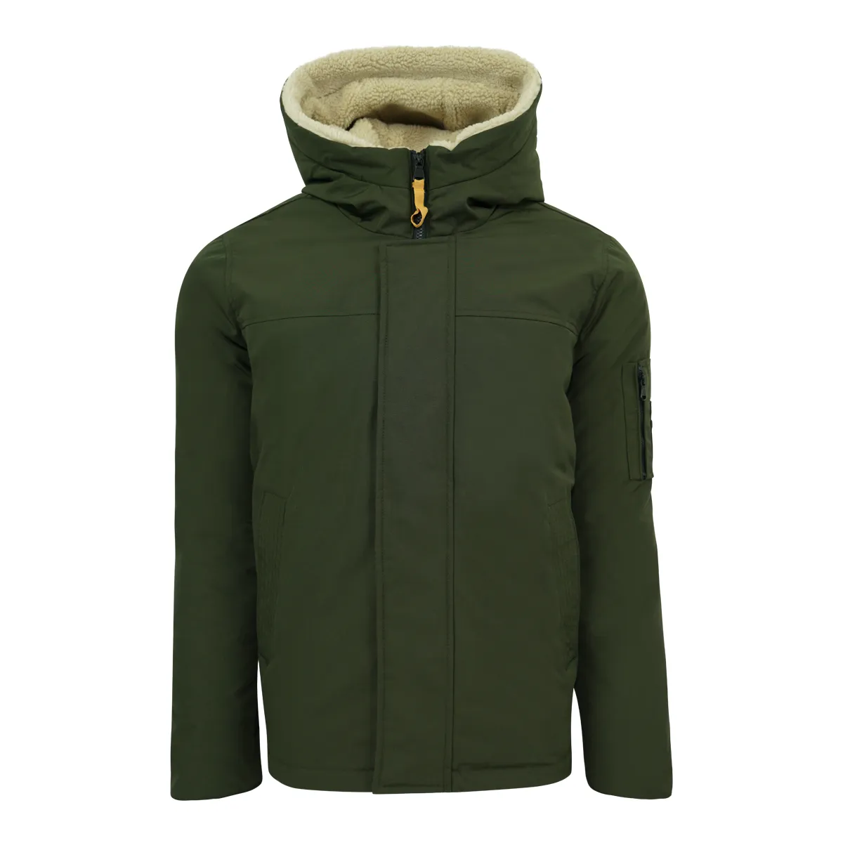 IZOD Men's Sherpa-Lined Hood Full Zip Jacket