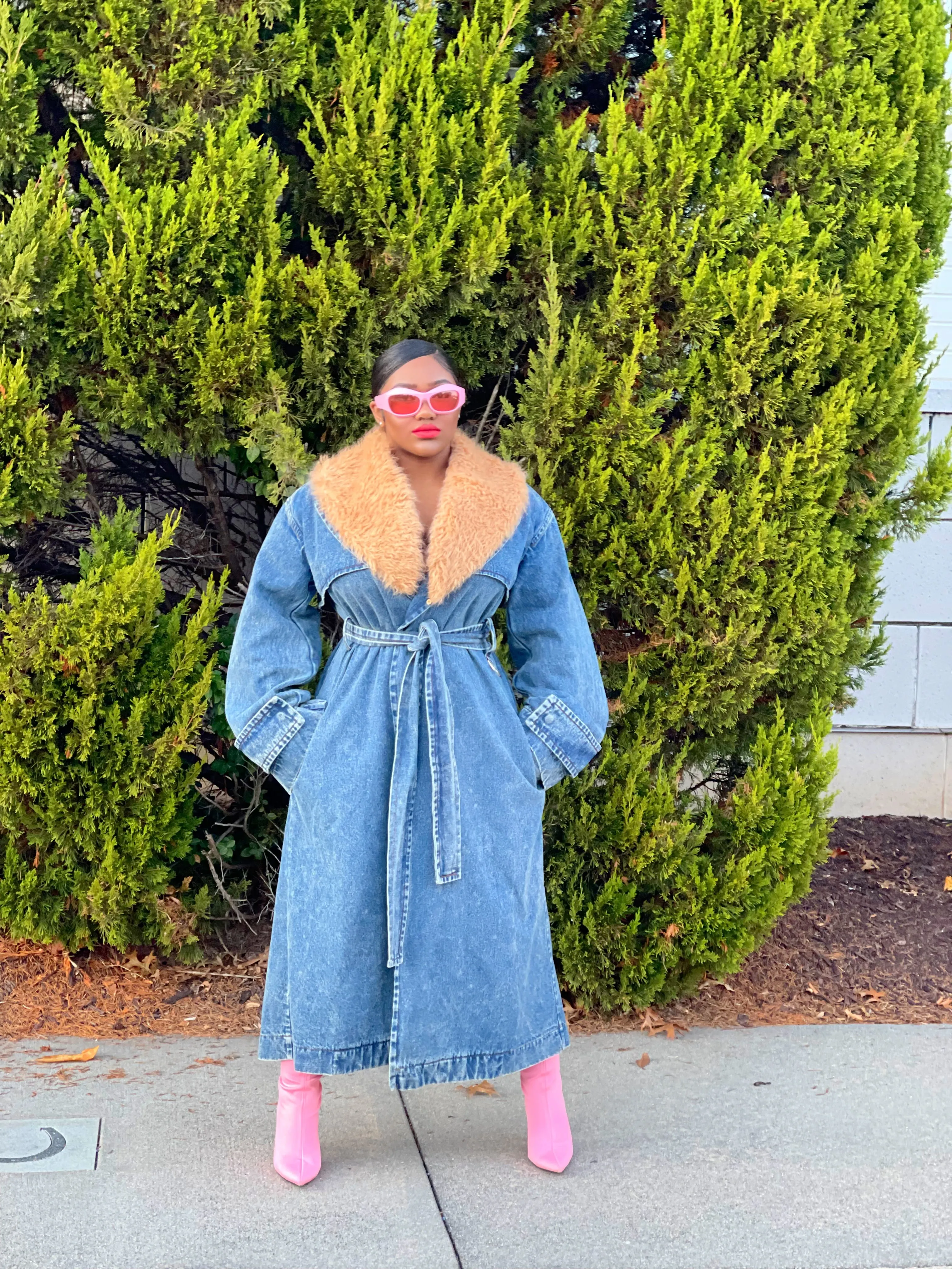 Jamie Denim Trench