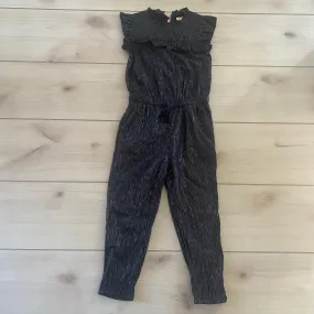 JCrew Navy Metallic Sparkle Romper