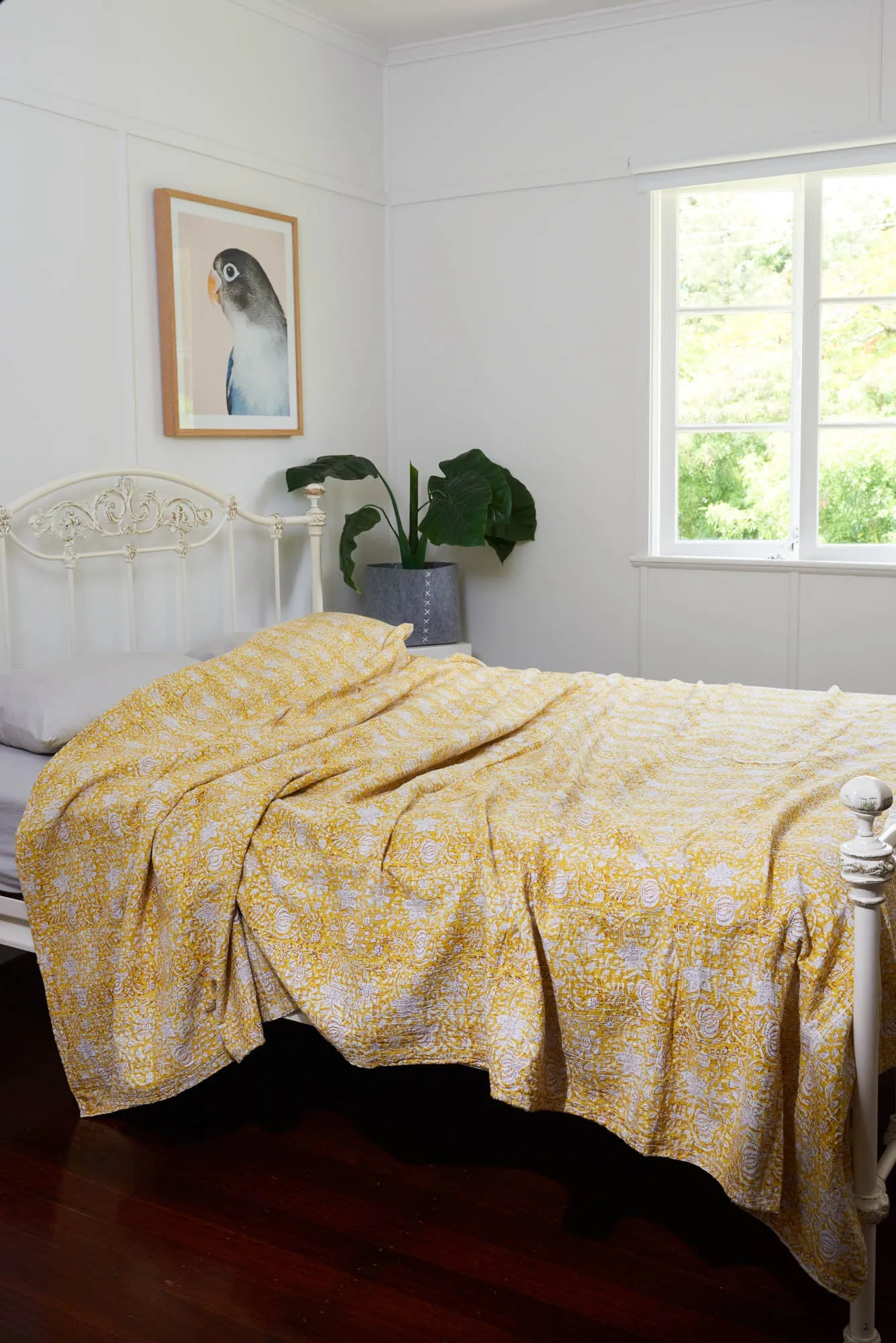 Kantha Quilt Butter Vine