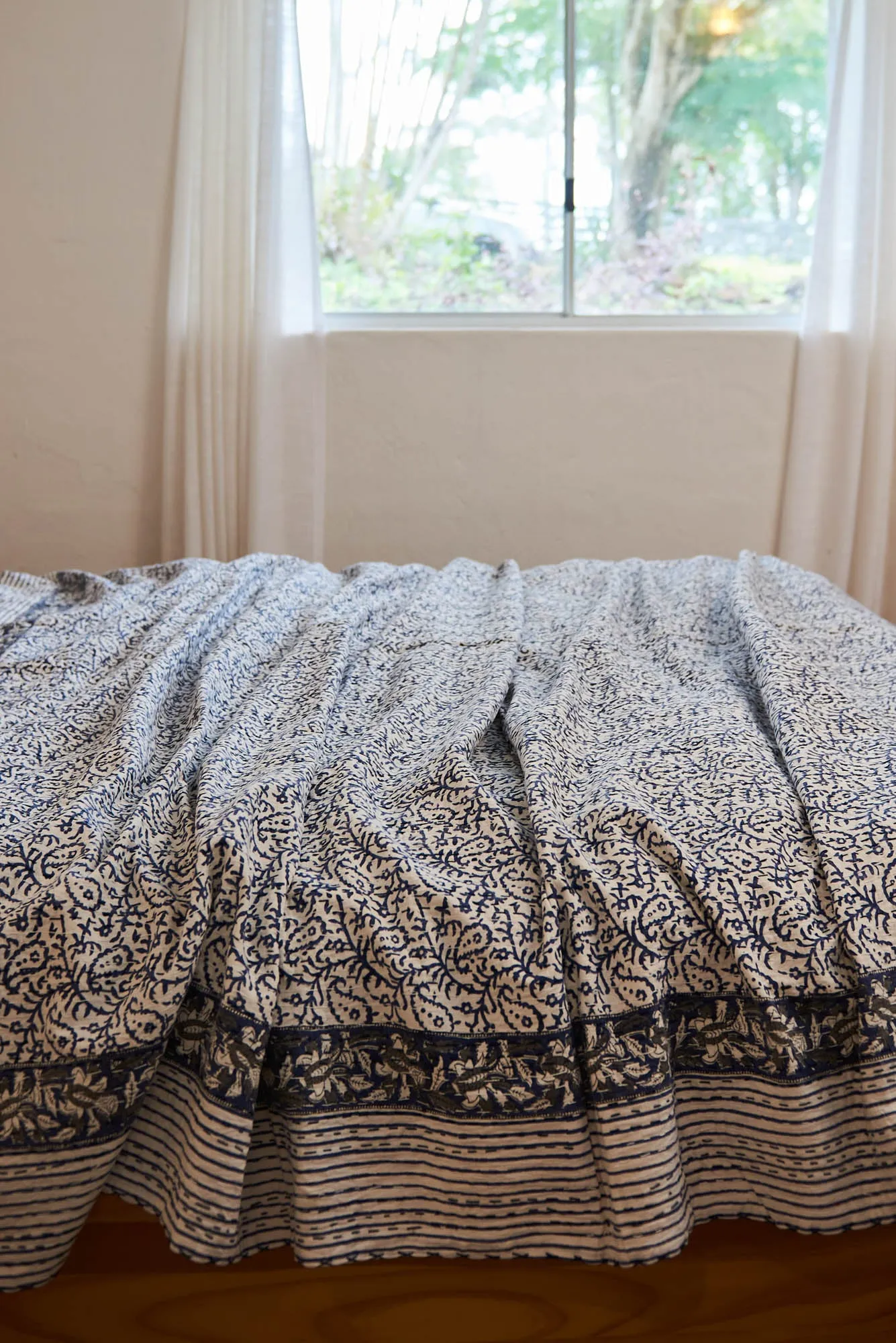 Kantha Quilt Indigo Delight