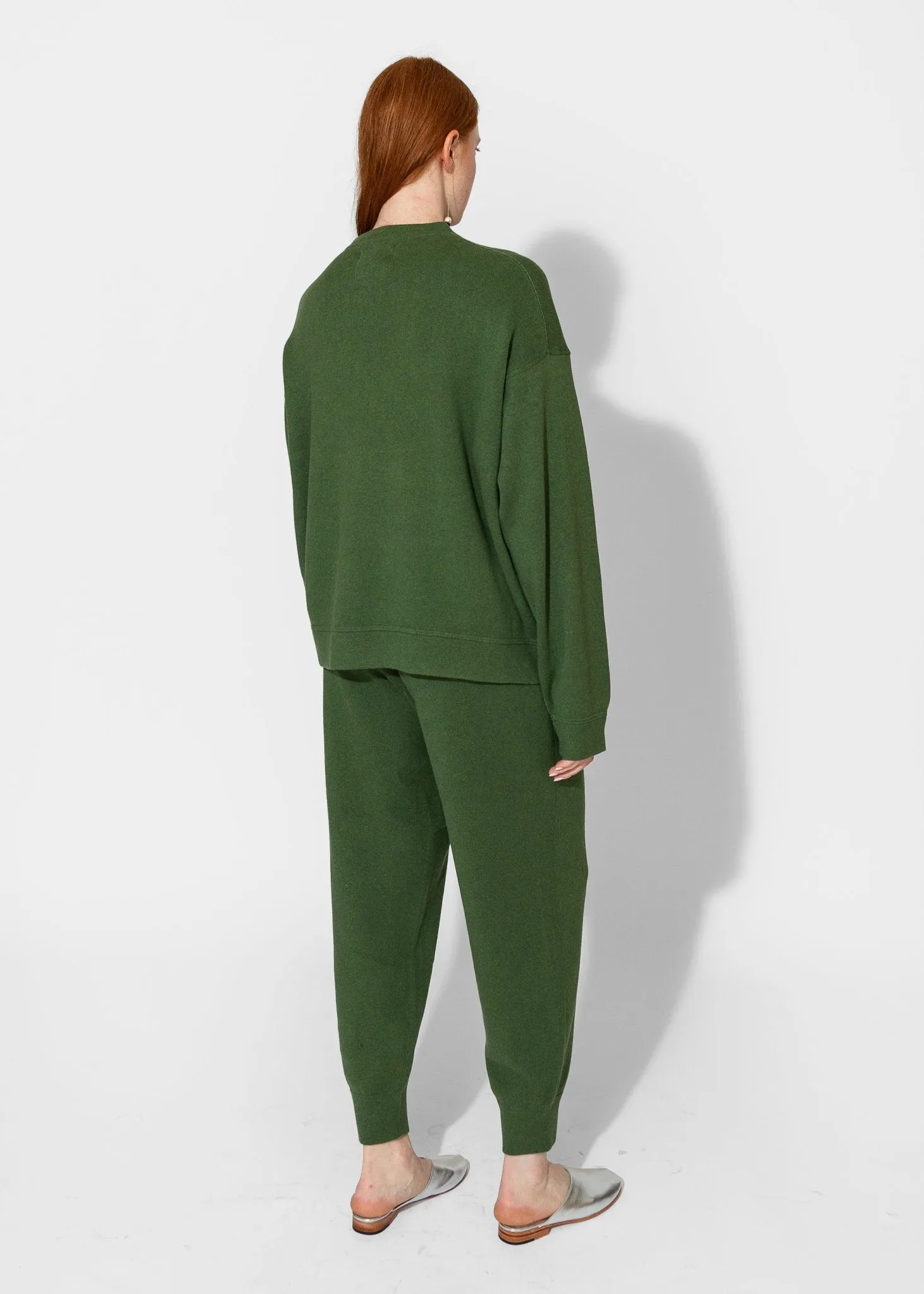 Knit Sweatshirt in Pine