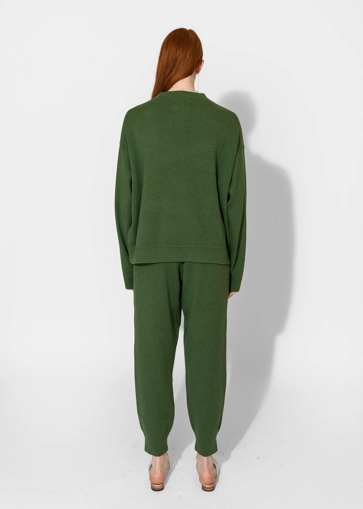 Knit Sweatshirt in Pine