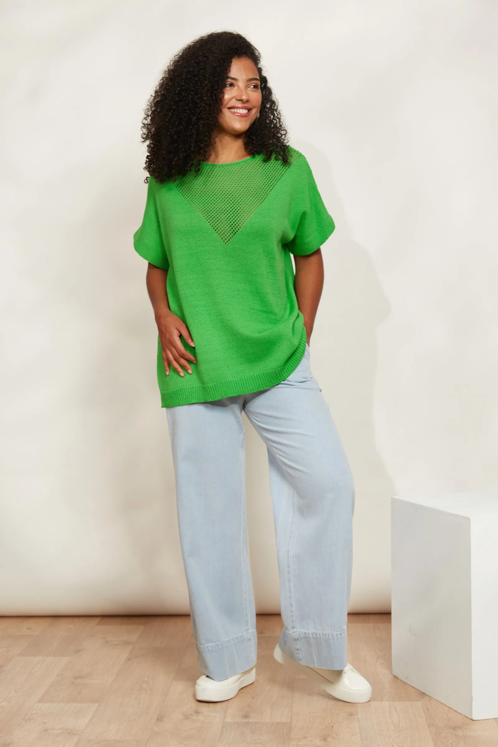 La Sable Knit Top - Emerald