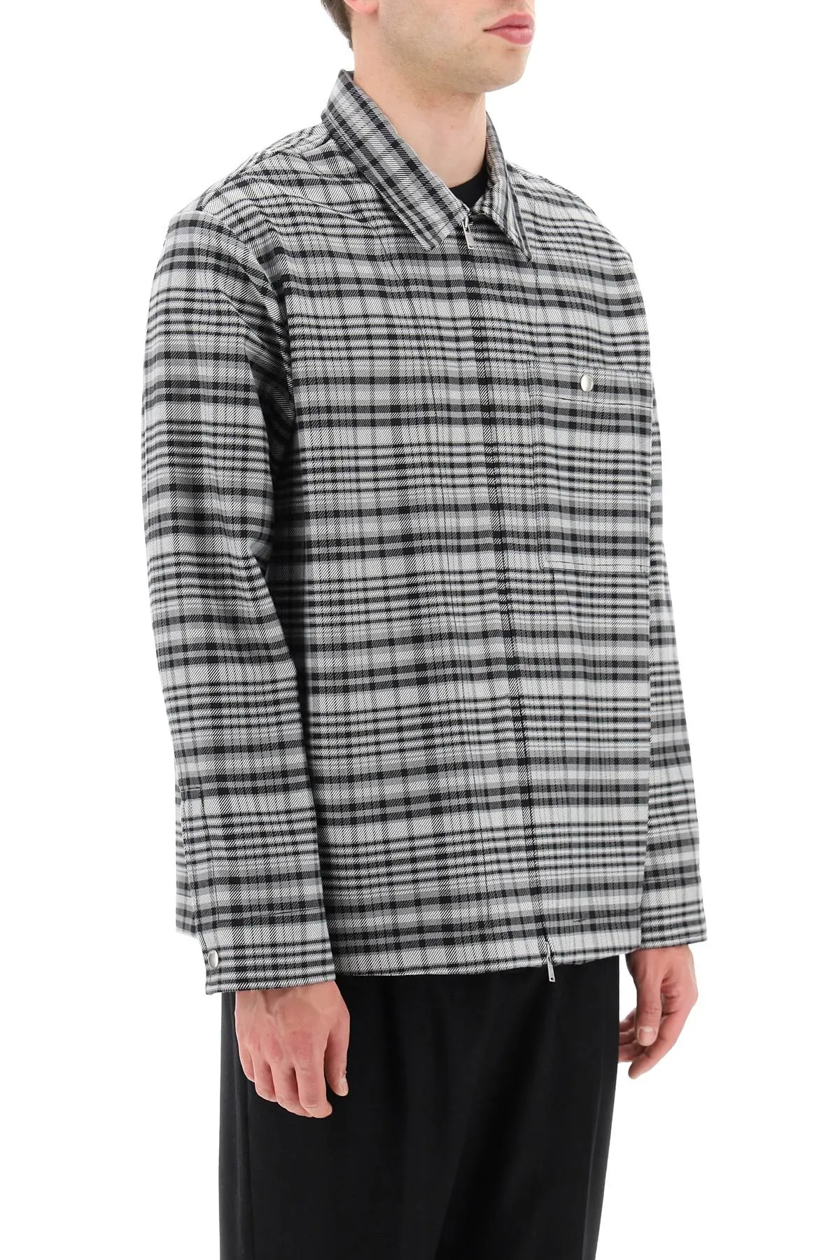 Lanvin tartan overshirt jacket