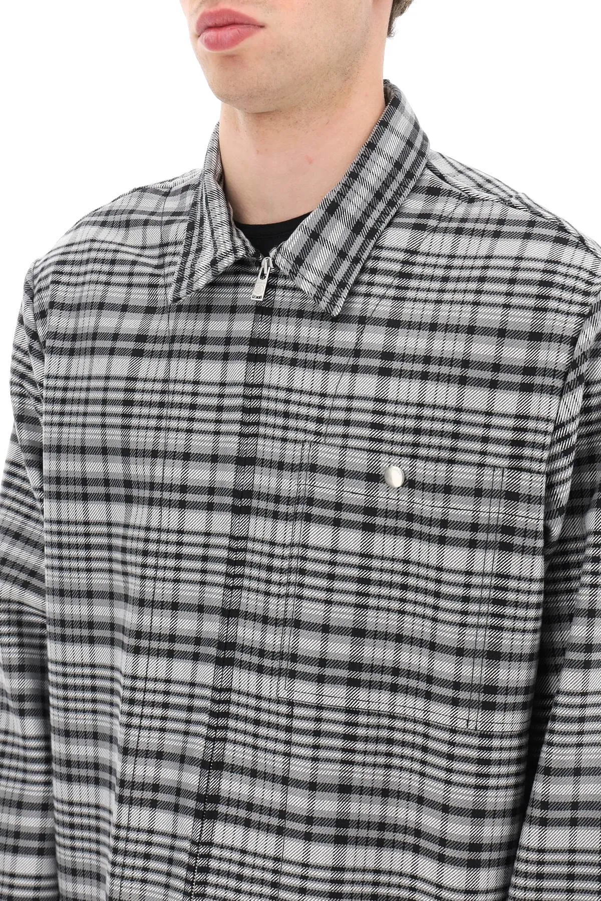 Lanvin tartan overshirt jacket