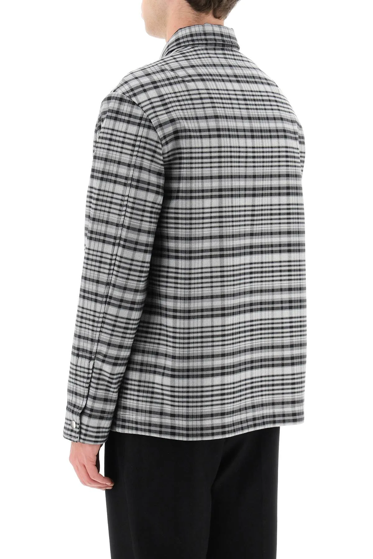 Lanvin tartan overshirt jacket