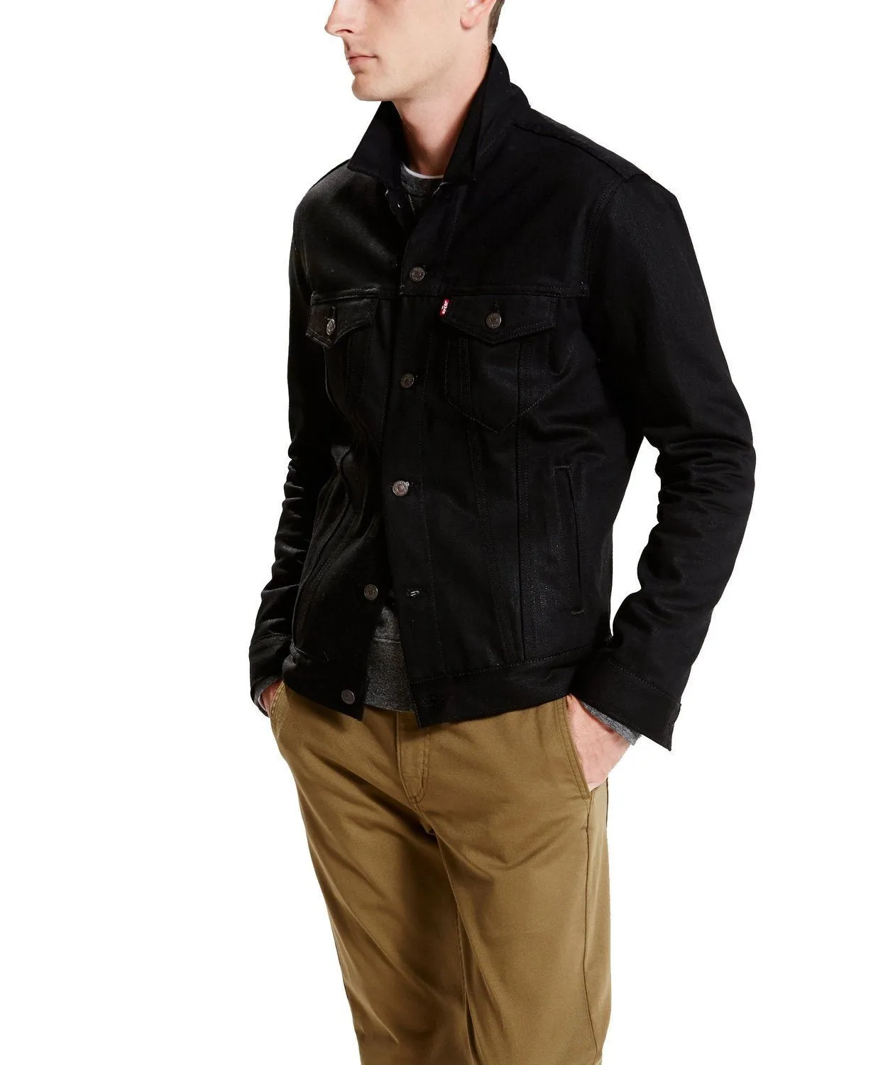 Levi's Regular Fit Trucker Jacket - Polished Black