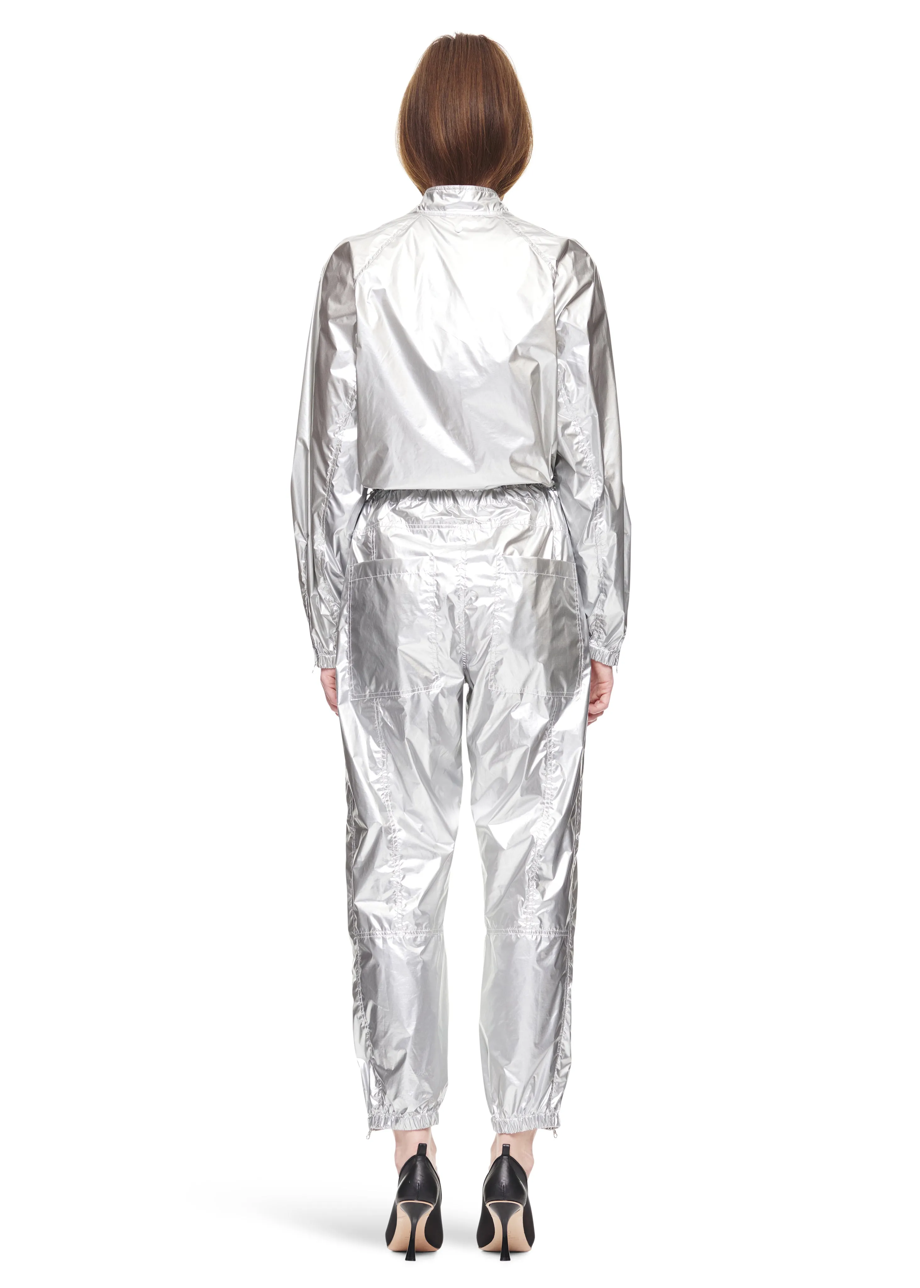 Magnlens Laurel Silver Metallic Jumpsuit