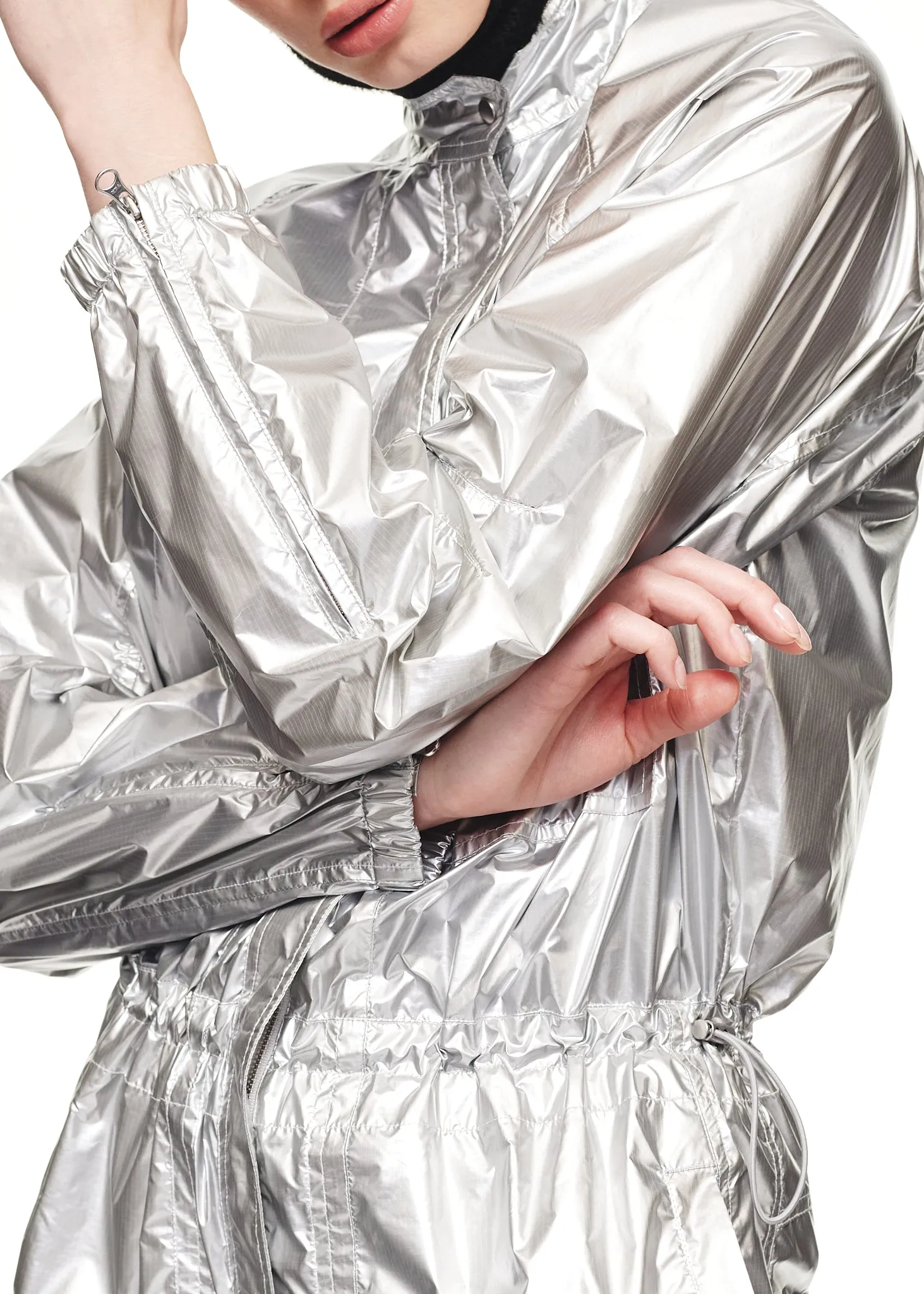 Magnlens Laurel Silver Metallic Jumpsuit