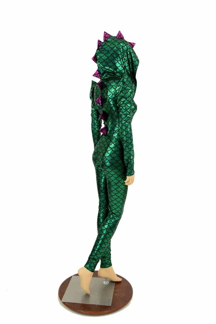 Mardi Gras Dragon Hood Catsuit