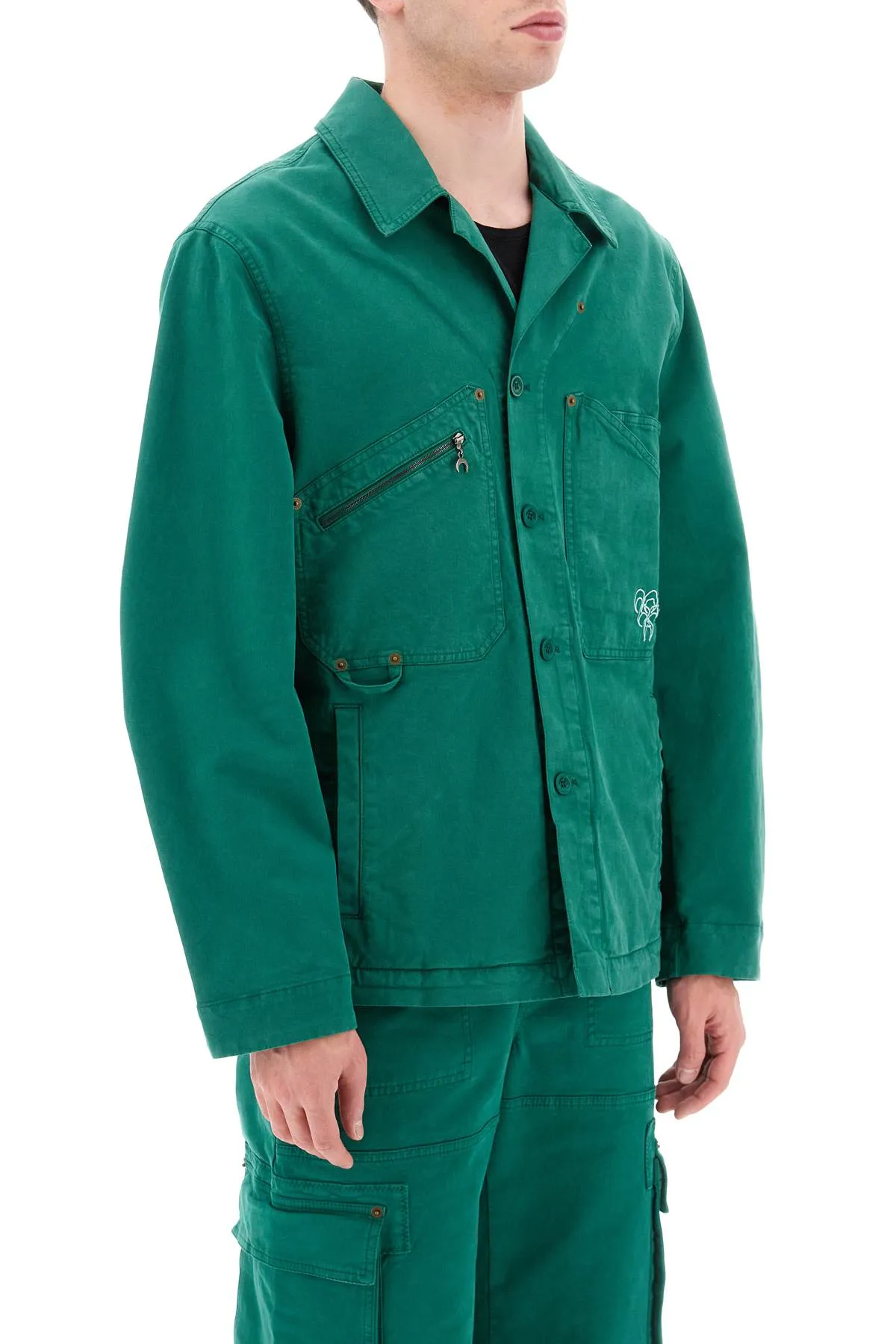 Marine serre workwear overshirt