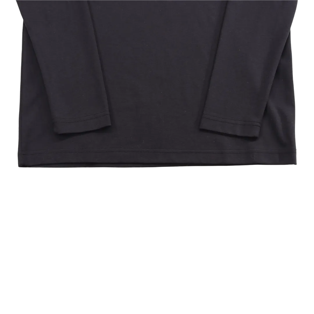 Max Colton Black Long Sleeve Knit Shirt