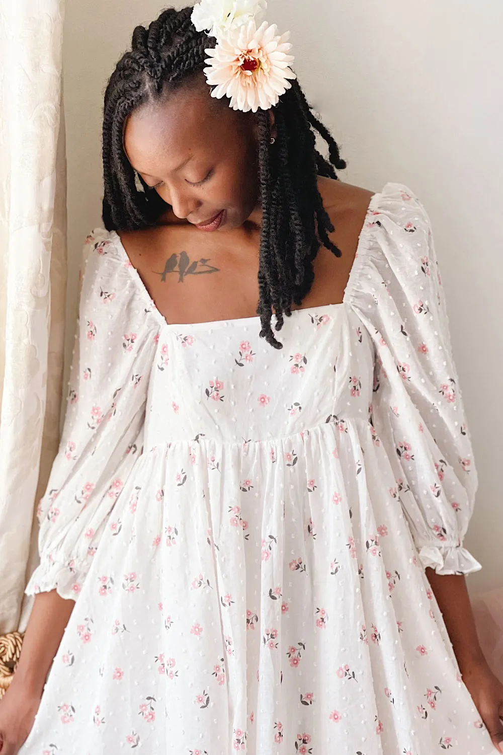 Melera | Short Floral Babydoll Dress