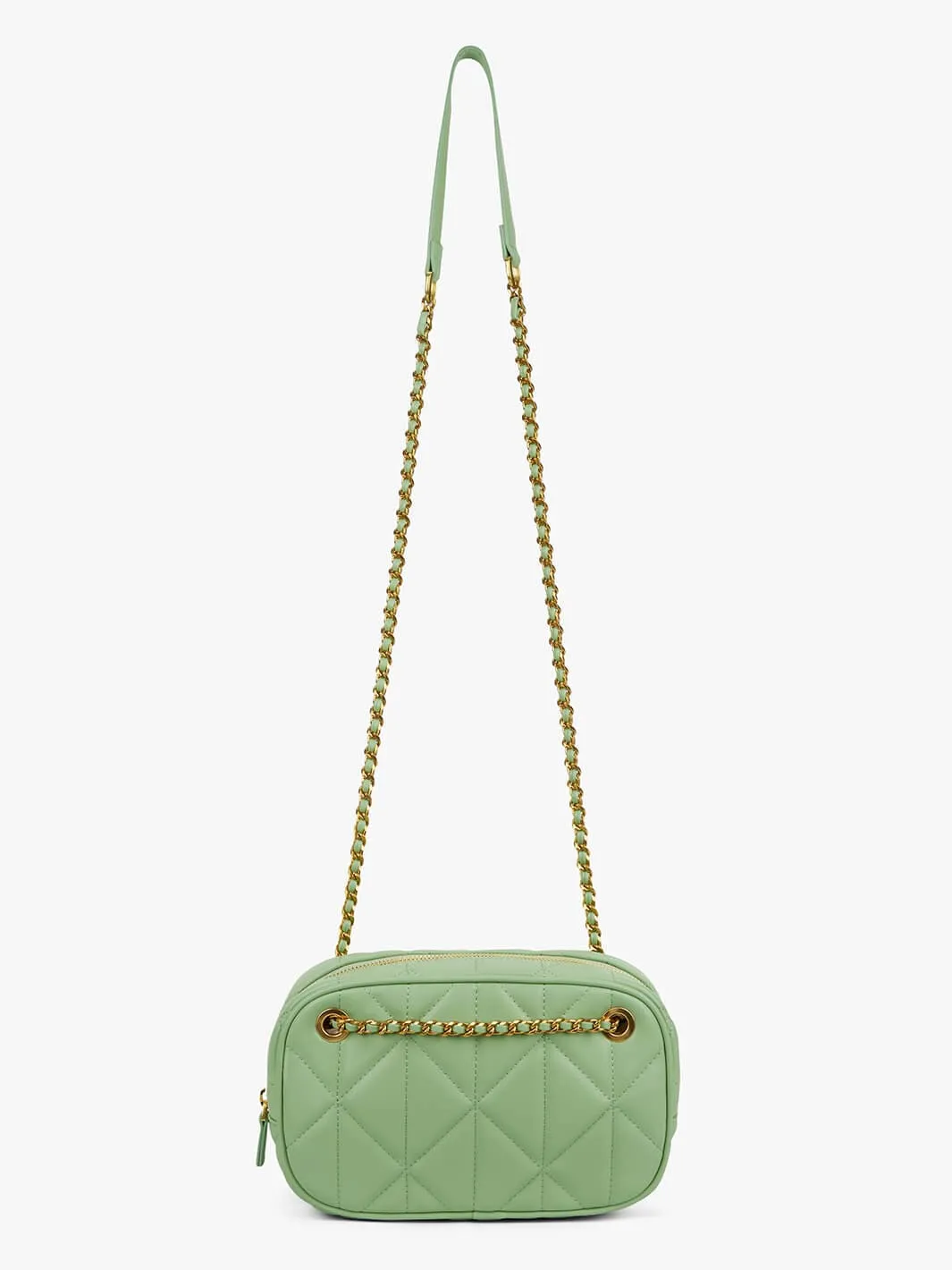 Melody quilted shoulder bag