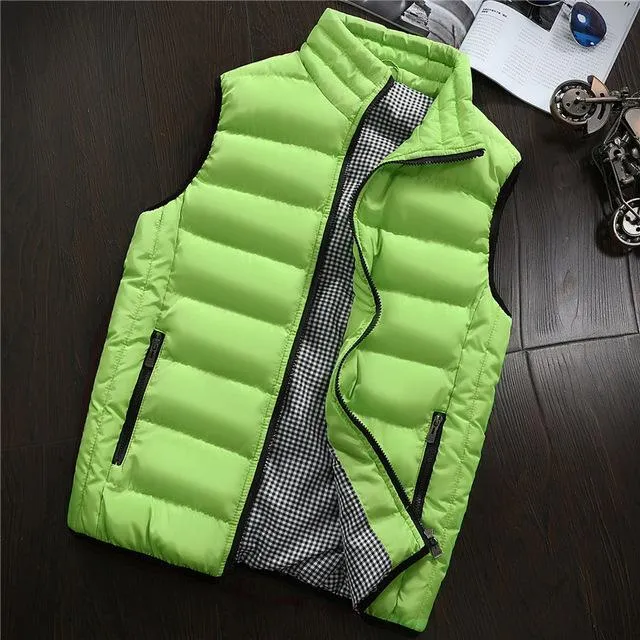 Men New Vest Mens Plus Size 5XL Warm Sleeveless Jacket Men Winter Waistcoat Men's Vest Casual Coats