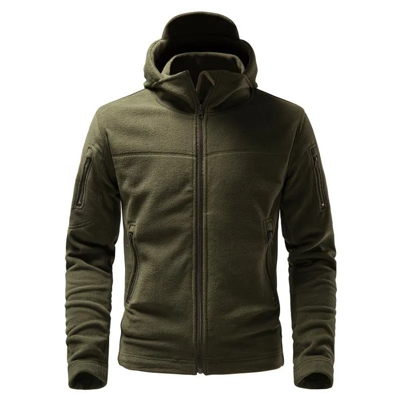 Men's Fleece Zip Pocket Hooded Sweatshirt 43497655L