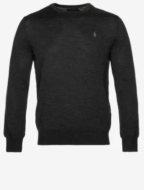 Merino Crew Neck Jumper Grey