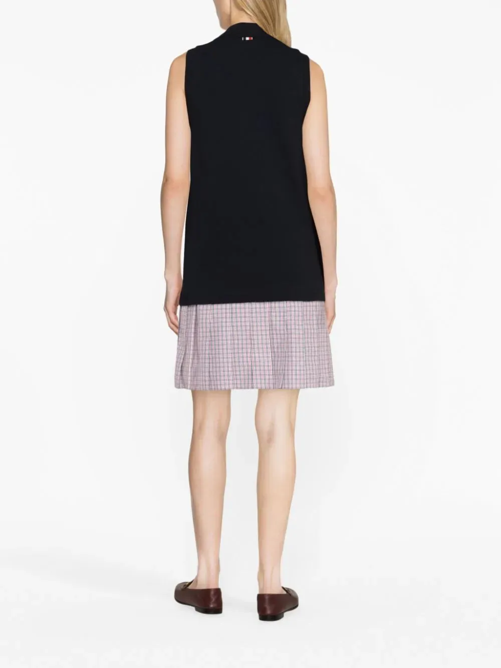 Mini Pleated Bottom Polo Dress