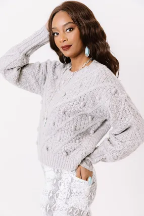 Most Loved Knit Sweater In Grey