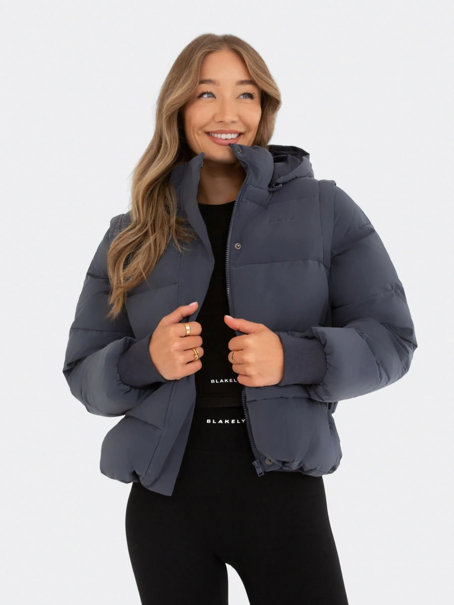 Multiway Puffer Coat 2 - Midnight Blue