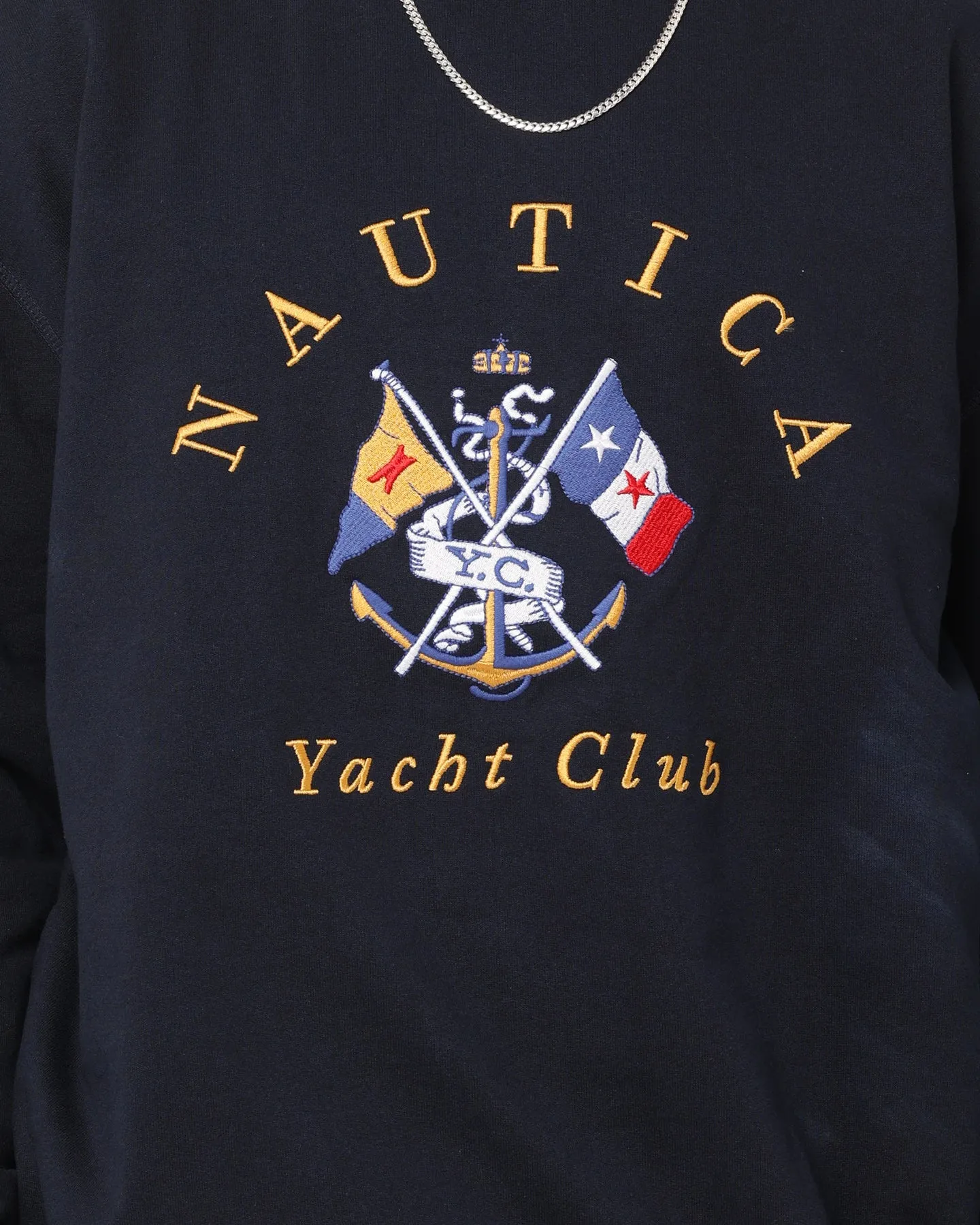 Nautica Lugger Sweatshirt 429 Navy