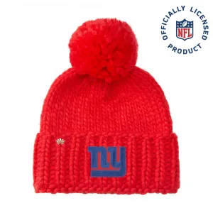 NEW YORK GIANTS LELE SADOUGHI X NFL RED LOGO BEANIE